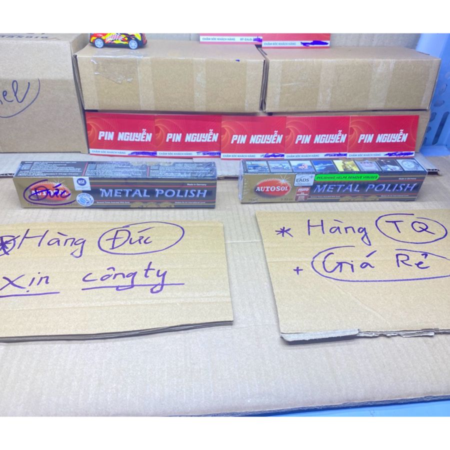 Kem Đánh Bóng Kim Loại Autosol Metal Polish 75ml Loại Chính Hãng Đức