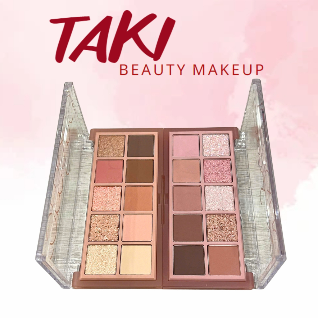 [Màu 00 - 12] Bảng Phấn Mắt 10 Ô Siêu Lấp Lánh Hàn Quốc Romand