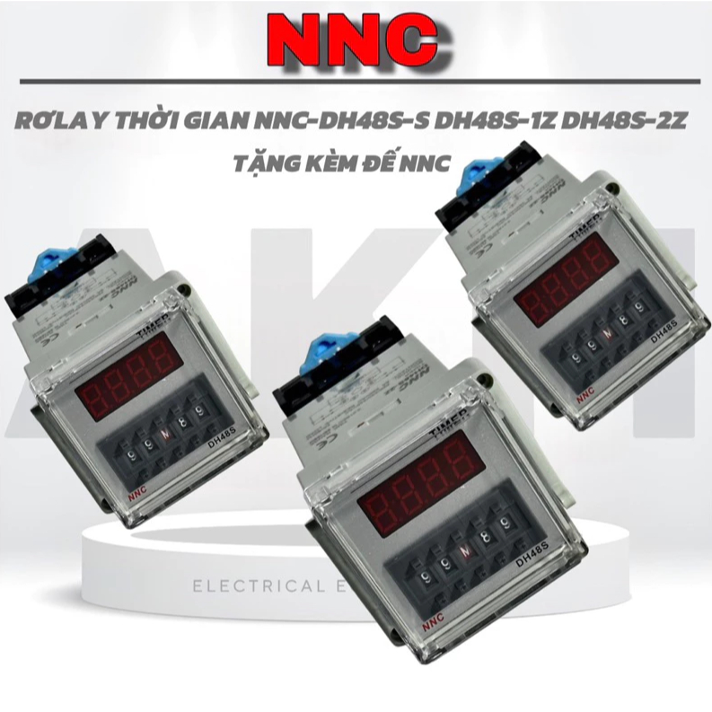 Bộ hẹn giờ  NNC DH48S-S,DH48S-1Z & DH48S-2Z ( TẶNG KÈM ĐẾ)