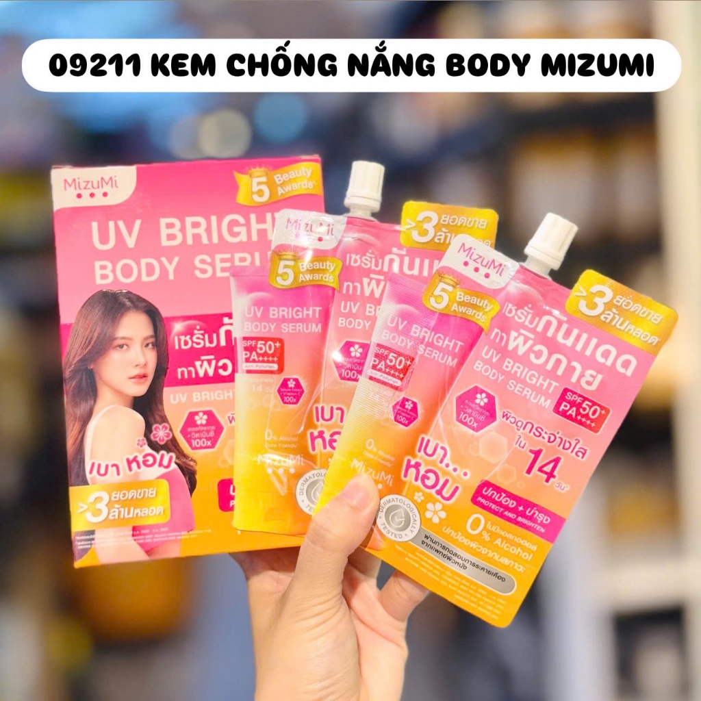 Kem chống nắng UV Body Serum Mizumi 30ml