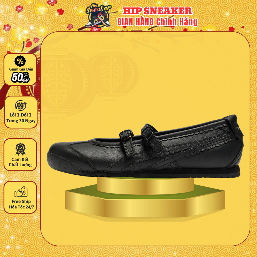 Giày Onitsuka Tiger Mexico 66 Ballet 'Black' cao cấp, Onitsuka Tiger best full box