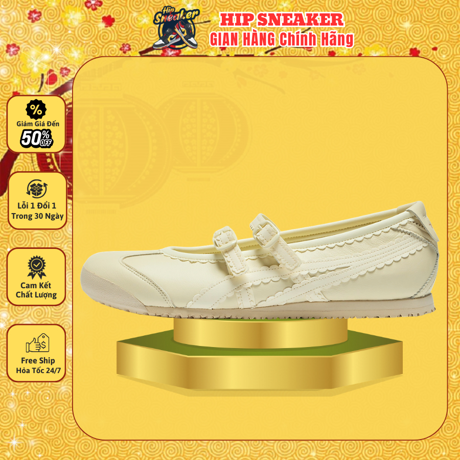 Giày Onitsuka Tiger Mexico 66 Ballet TGRS Cream cao cấp, Onitsuka Tiger best full box