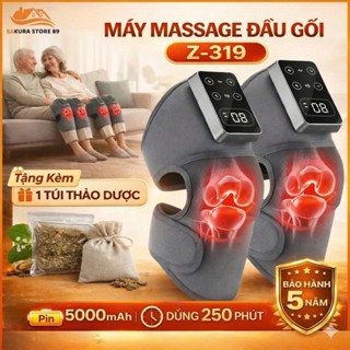 Máy massage đầu gối, đai đeo mát xa làm nóng trong 3s giảm đau nhức gối, bả vai, cánh tay