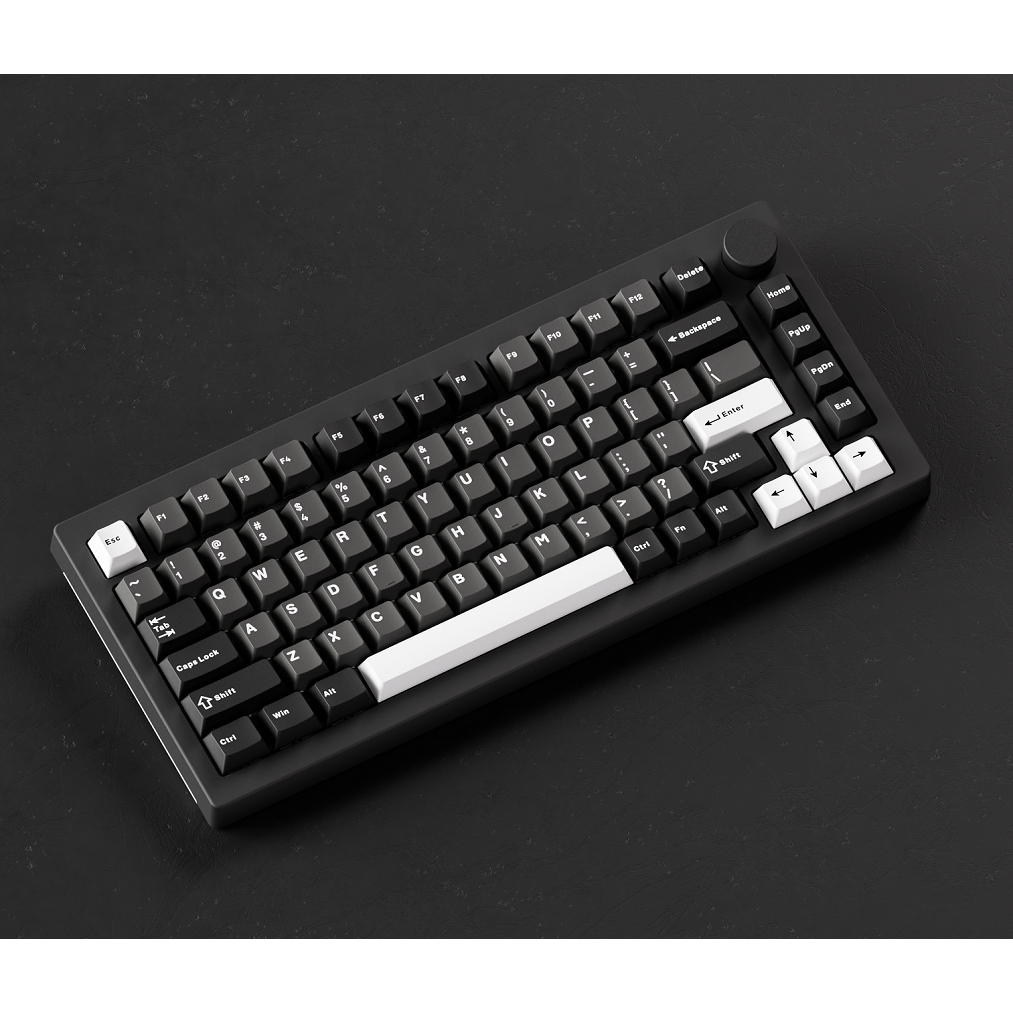 Bàn phím cơ AKKO 5075S Black - Silver (1 mode dây)