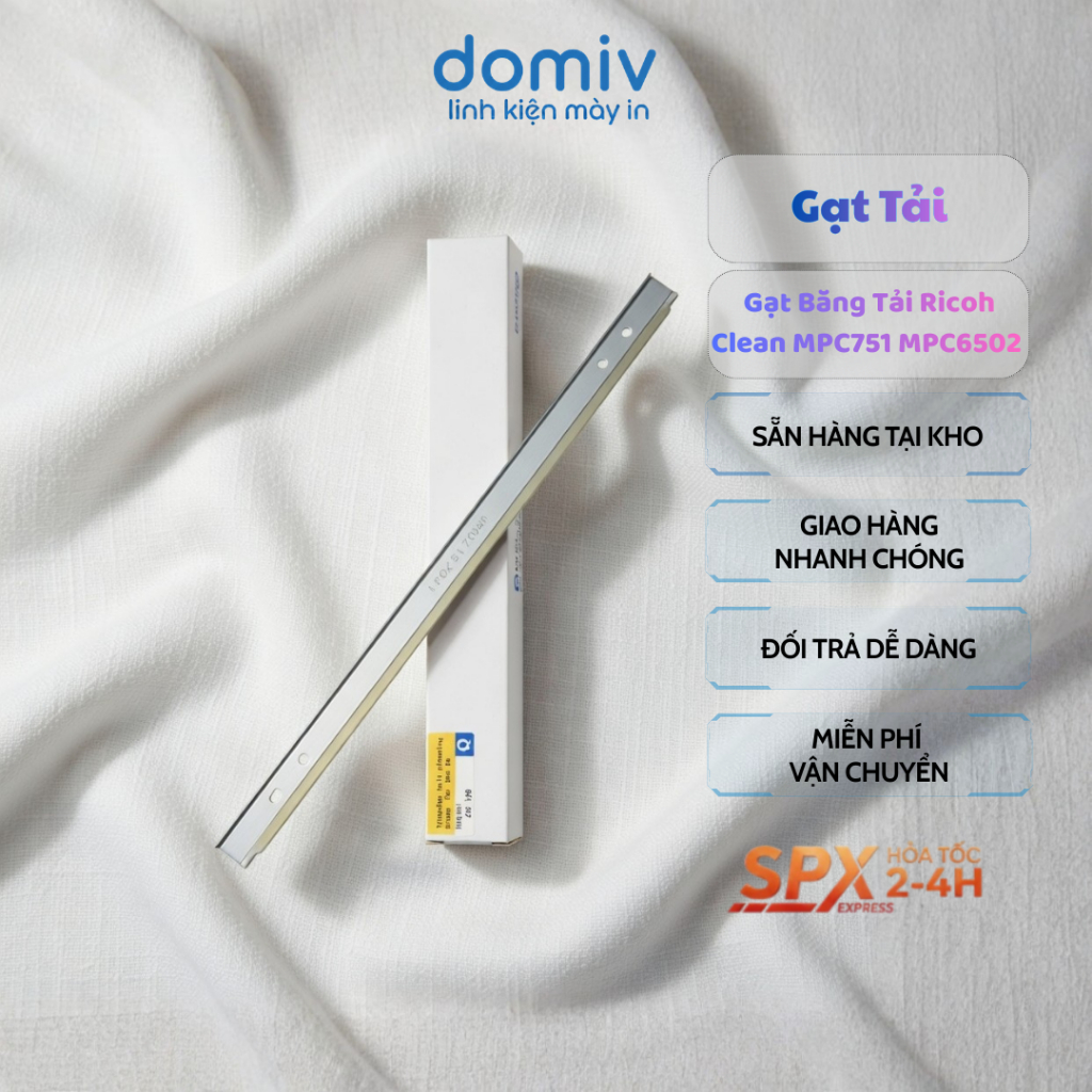 Gạt Mực Ricoh MPC 6502 8002 5100 751 Cleaning Blade Làm Sạch Trống Linh Kiện Photo