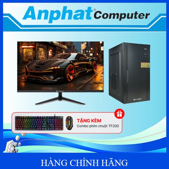 Máy Bộ T-Wolf H610R8S256L24i3-12100 (Case VP/Main H610/CPU i3-12100/Ram DDR4 8GB/SSD 256GB/Nguồn TW-