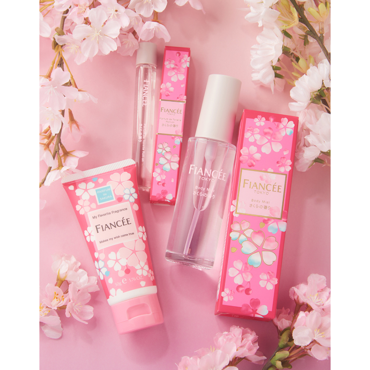 [BẢN GIỚI HẠN-SAKURA] XỊT THƠM CƠ THỂ BODY MIST FIANCEE 50ML NHẬT BẢN - BABY POWDER