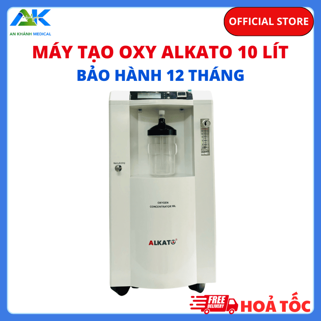 Máy tạo oxy hiệu ALKATO ,model:SZ-5AW Loại 10L - Bảo hành 12 tháng