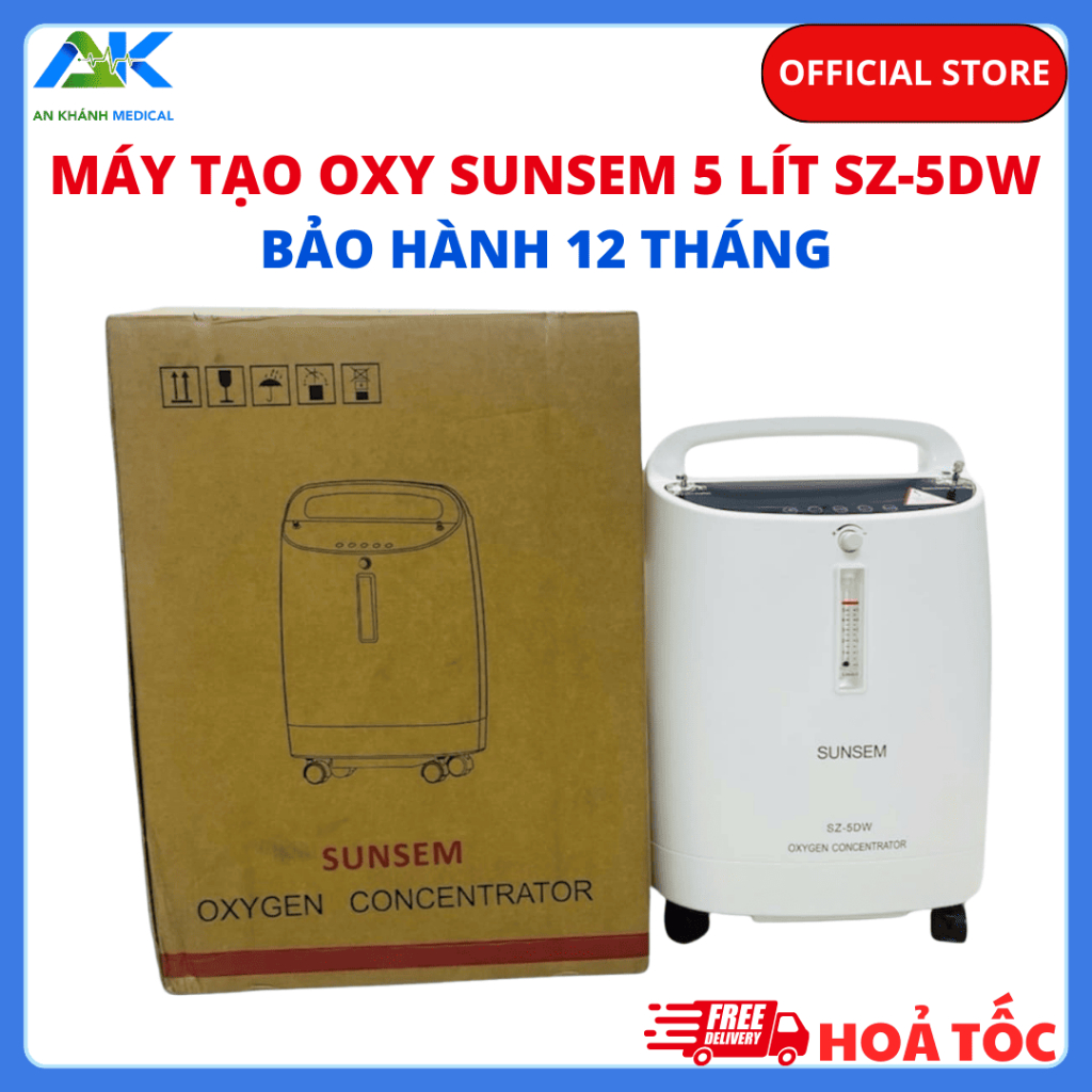 Máy tạo oxy SZ-5DW - Bảo hành 12 tháng