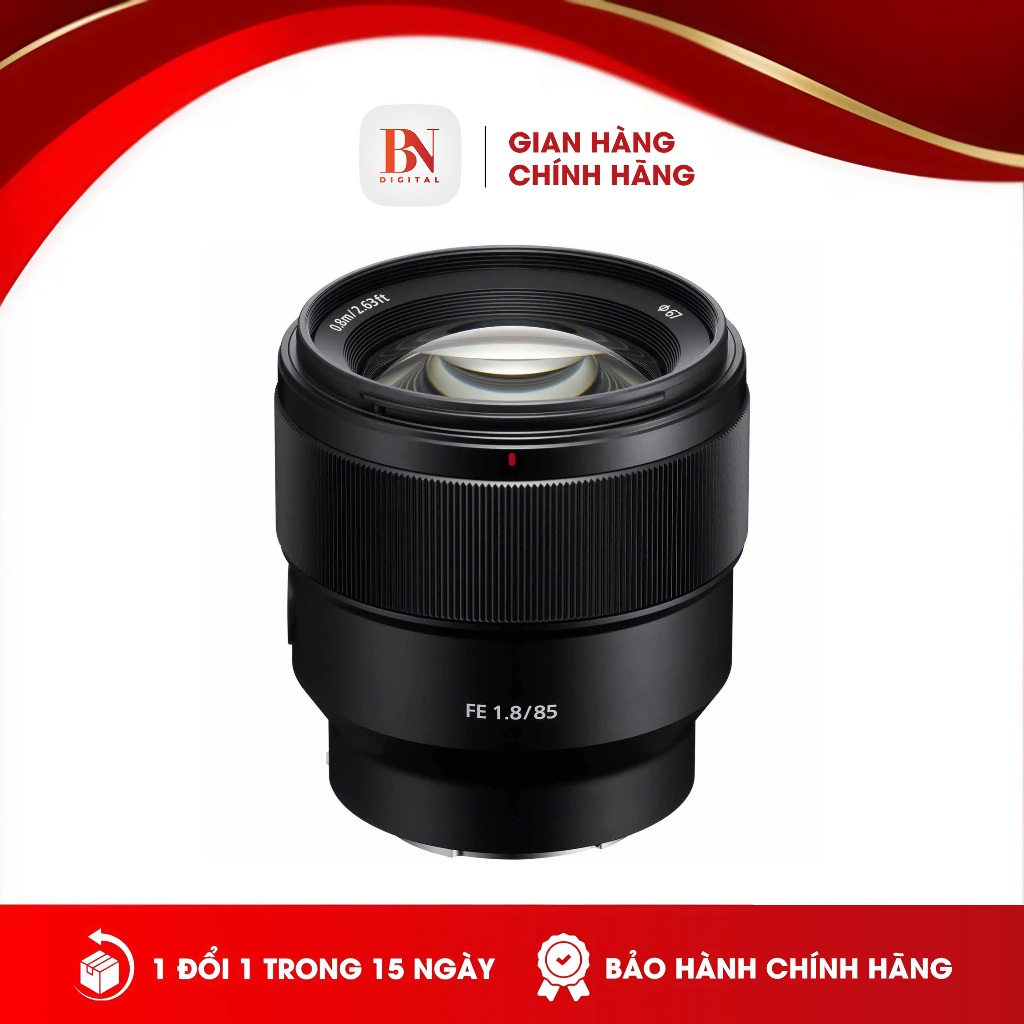 [ Bảo Hành Chính Hãng ] Ống Kính Sony FE 85mm f/1.8