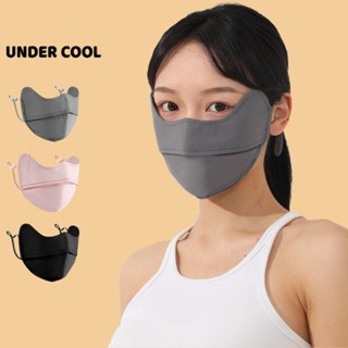 Khẩu Trang Chống Nắng UNDERCOOL Nửa Mặt Logo Đổi Màu Phát Hiện Tia UV UPF50+ 5 Màu KT01