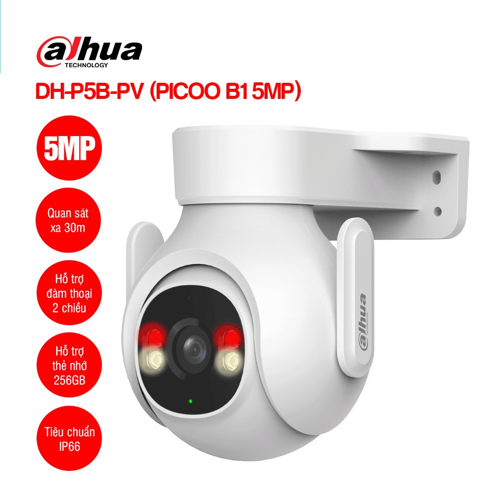 Camera Wifi 3MP Dahua DH-P3B-PV (PICOO B1) / Camera Wifi Dahua DH-P5B-PV (PICOO B1 5MP)