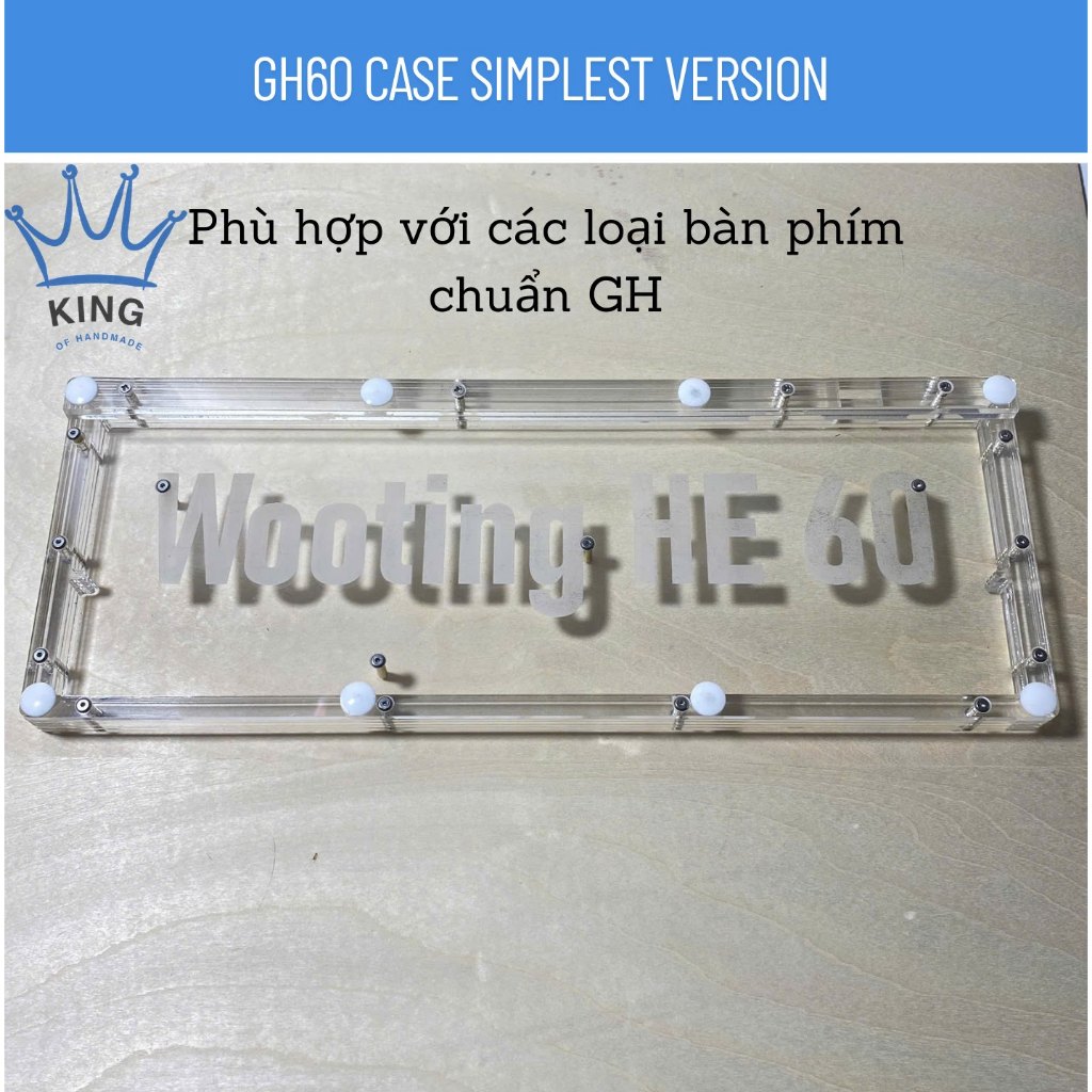 [Case Chuẩn GH60], Case dành cho bàn phím chuẩn GH60 [Simplest Version]