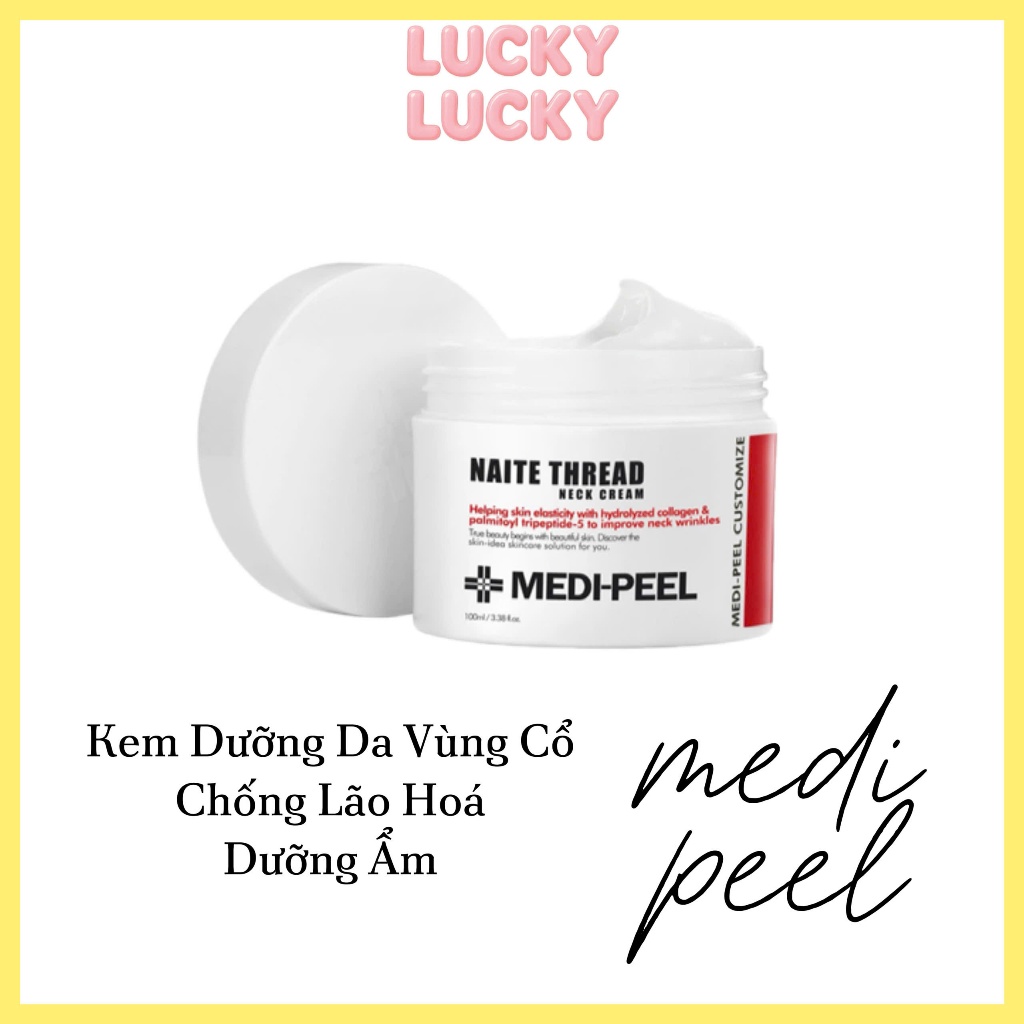Kem Dưỡng Vùng Cổ MediPeel Premium Collagen Naite Thread Neck Cream 2.0 100ml