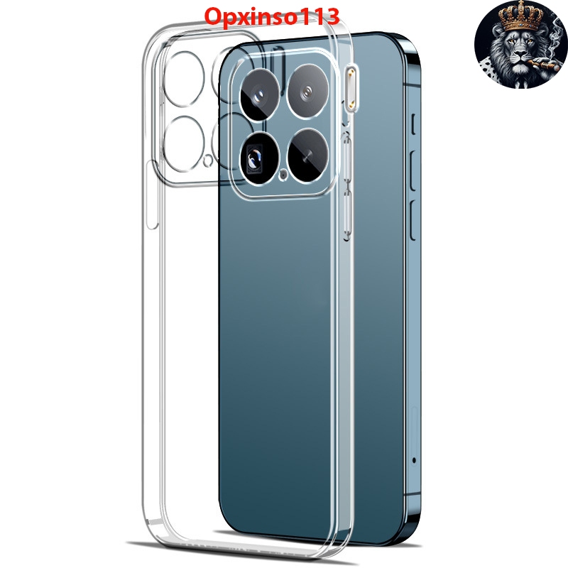 Ốp lưng Dẻo Nhựa TPU trong suốt Xiaomi Mi 14, Mi 14 Pro, Mi 14 Ultra, Mi 14C, Mi 14R, Không ố vàng