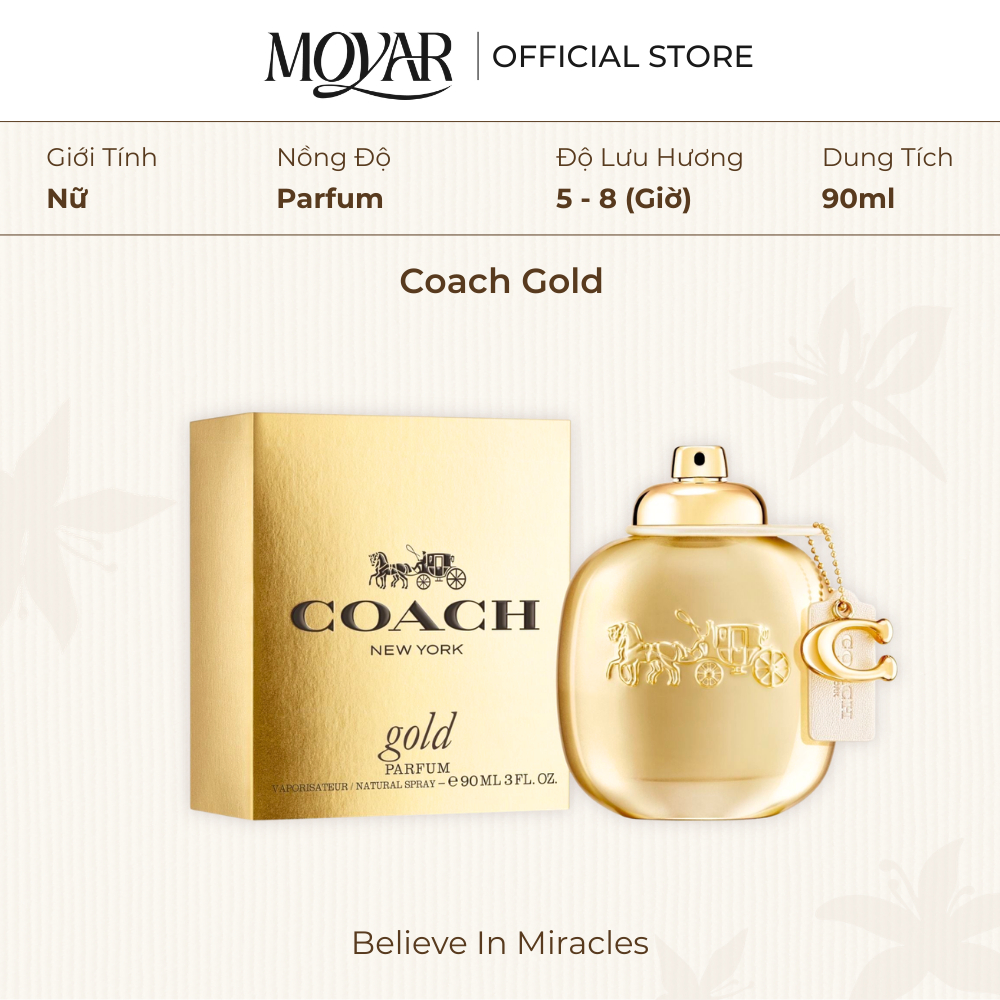 Nước Hoa Coach Gold Parfum | Nước Hoa Nữ Fullsize | Moyar Perfume