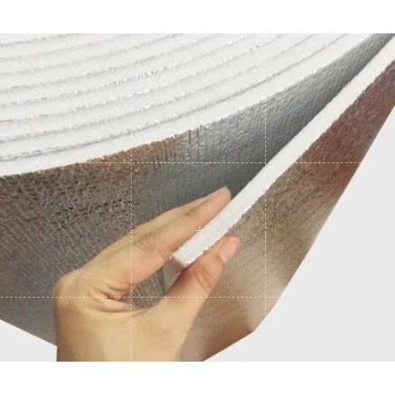[SIÊU TỐC] Cuộn xốp Cách nhiệt PE Foam dày 10mm Tấm chống nóng cửa kính, téc nước, Che nắng oto