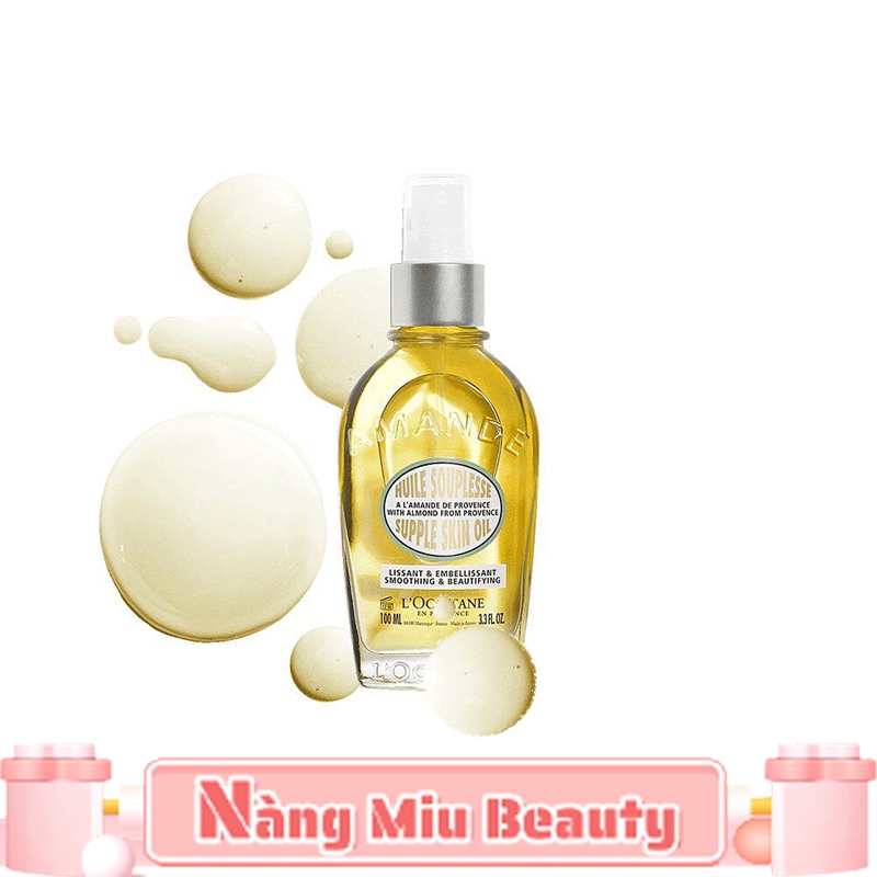 Dầu Dưỡng Thể Hạnh Nhân Loc Almond Supple Skin Oil 100ml