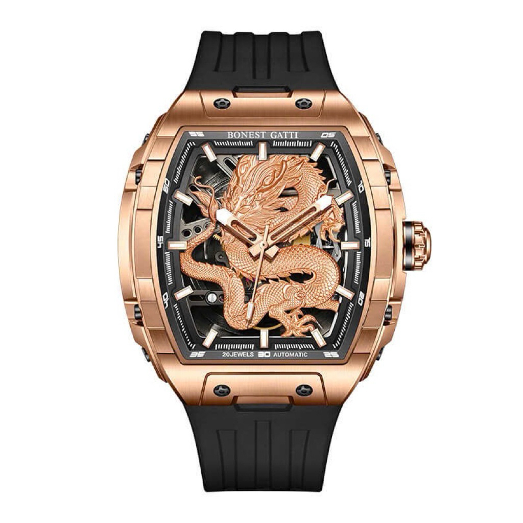 [Chính Hãng 100%] Đồng Hồ Nam Bonest Gatti Ghost Speed  BG5605-A1 (5 có có 605) và Automatic (máy cơ