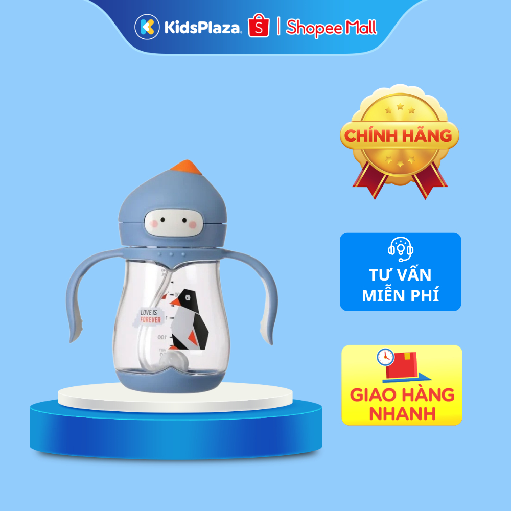 Bình tập uống nước cho bé Tritan Galena GA-B05 240ml (Màu ngẫu nhiên)