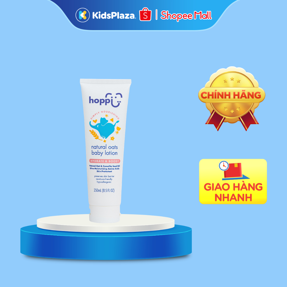 Kem dưỡng ẩm Hoppi yến mạch 250ml