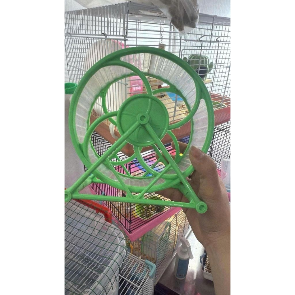 wheel nhựa 16cm cho hamster