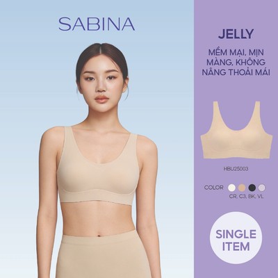 Áo Lót Không Gọng Không Viền May Mút Mỏng Có Thể Tháo Rời Màu Trơn Habpy Pretty Perfect By Sabina HBU25003