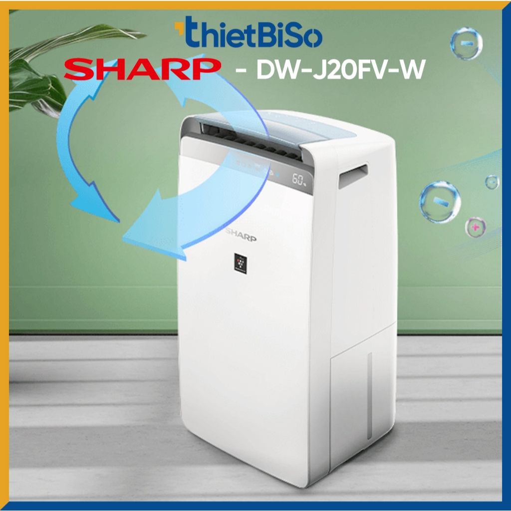 Máy Lọc Không Khí & Hút Ẩm Sharp DW-J20FV-W chính hãng - Bảo Hành Chính Hãng 12 Tháng