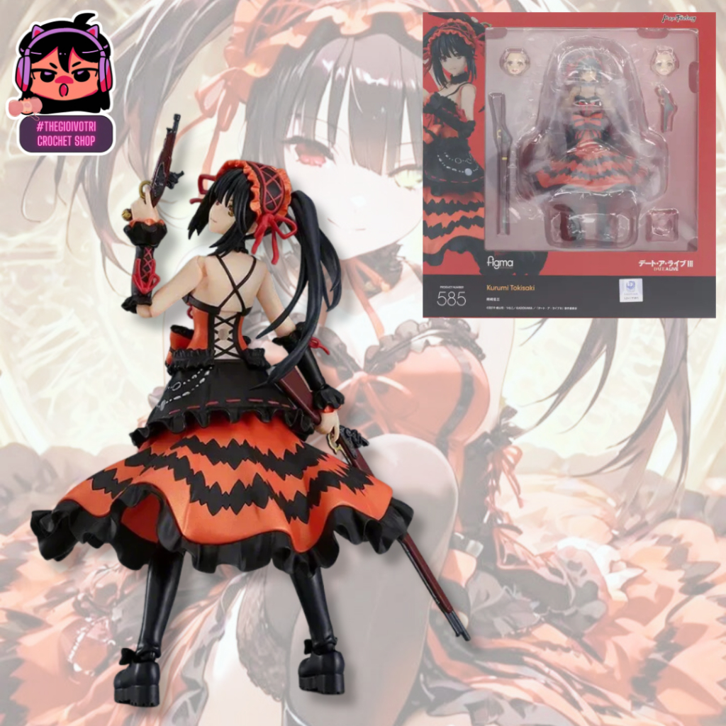 FIGMA 585 (AUTHENTIC) HIGH QUALITY ACTION FIGURE "KURUMI TOKISAKI - DATE ALIVE" (NEWSEAL)