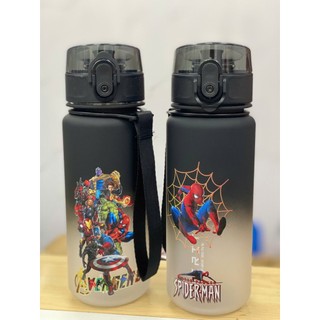 Bình nước nhựa Spiderman và Avenger cho trẻ em