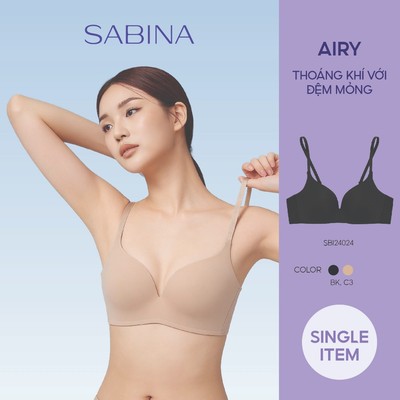[HÀNG MỚI VỀ] Áo Lót Không Gọng Mút Vừa Nâng Ngực Tự Nhiên Tạo Khe Chữ V Mordern V Wireless By Sabina SBI24024