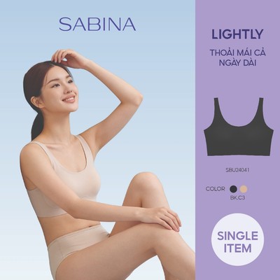 [HÀNG MỚI VỀ] Áo Lót Không Gọng Mút Mỏng Không Viền May Màu Trơn Pretty Perfect By Sabina SBU24041
