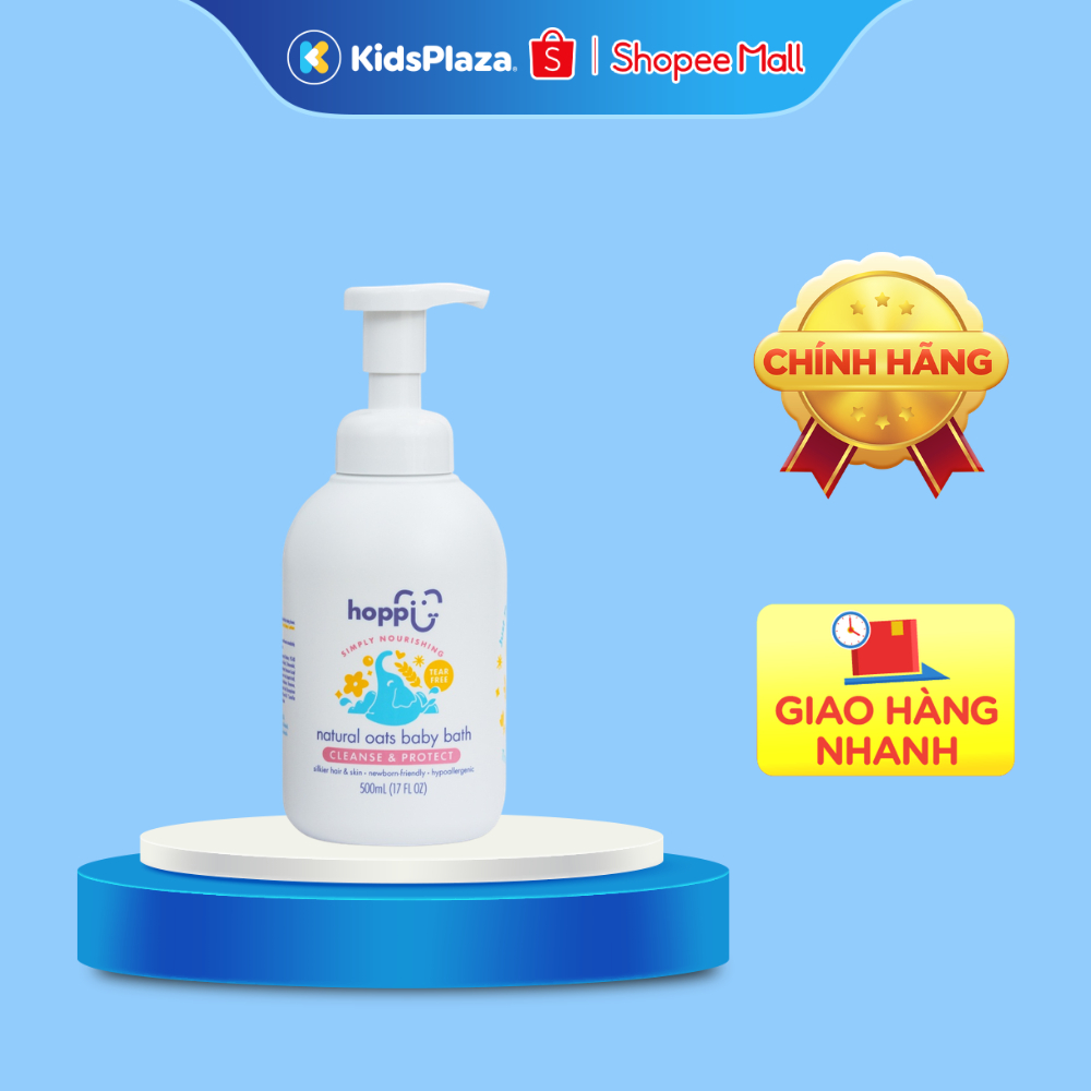 Sữa tắm gội dưỡng ẩm Hoppi yến mạch TB 500ml