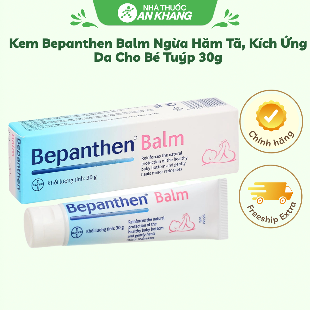 Kem ngừa hăm tã, kích ứng da cho bé Bepanthen Balm tuýp 30g
