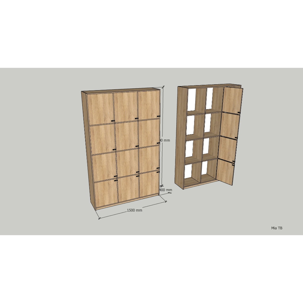 Tủ Locker - Gỗ công nghiệp - Rokin LKKM 02