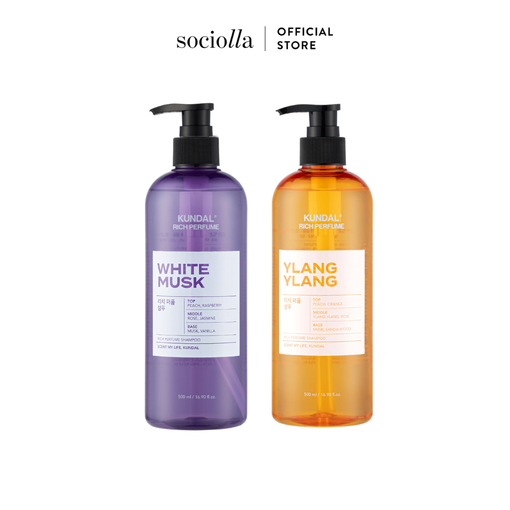 Dầu Gội Dưỡng Tóc Kundal Rich Perfume Shampoo 500ml