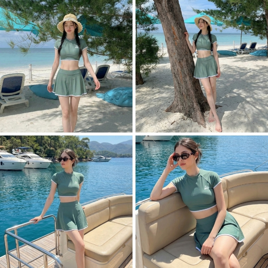 Bộ bikini nữ croptop ôm dáng năng động đi du lịch - Bikini Passport - BS1012_MS | BigBuy360 - bigbuy360.vn