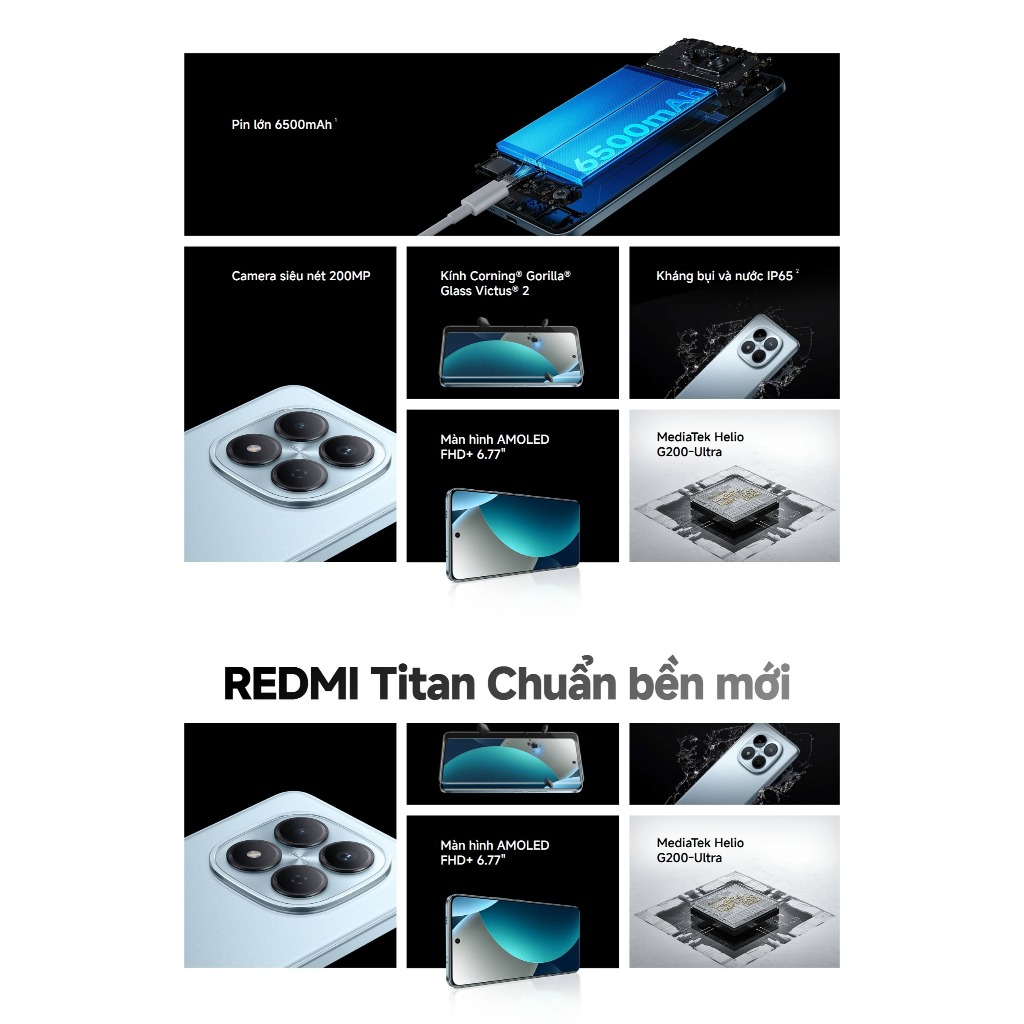 [HỎA TỐC] Điện Thoại Xiaomi Redmi Note 15 Pro  8+256GB | 12+256GB Chính Hãng | BigBuy360 - bigbuy360.vn