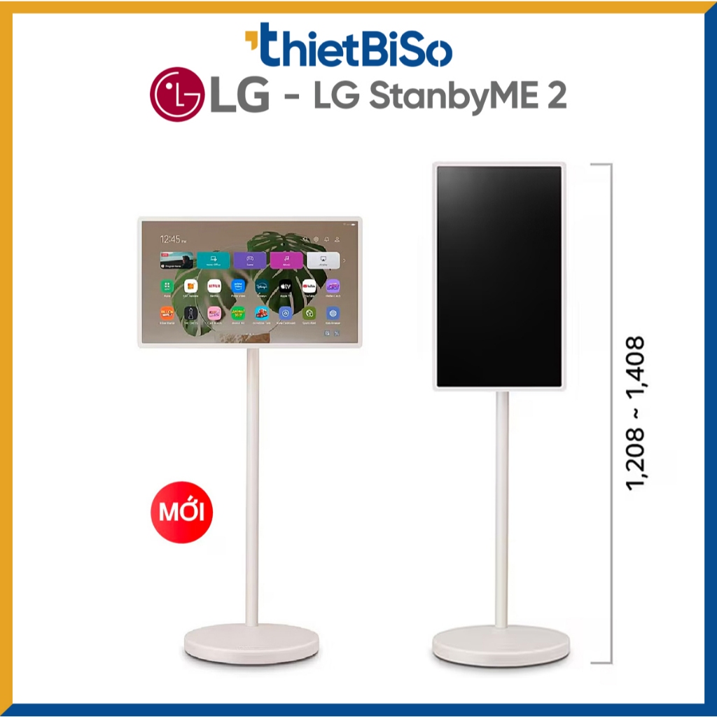 Màn Hình Tivi Không Dây LG StanbyME 2 Model 2025 27LX6TDGA/27ART10CKPL- Bảo Hành 24 Tháng Chính Hãng