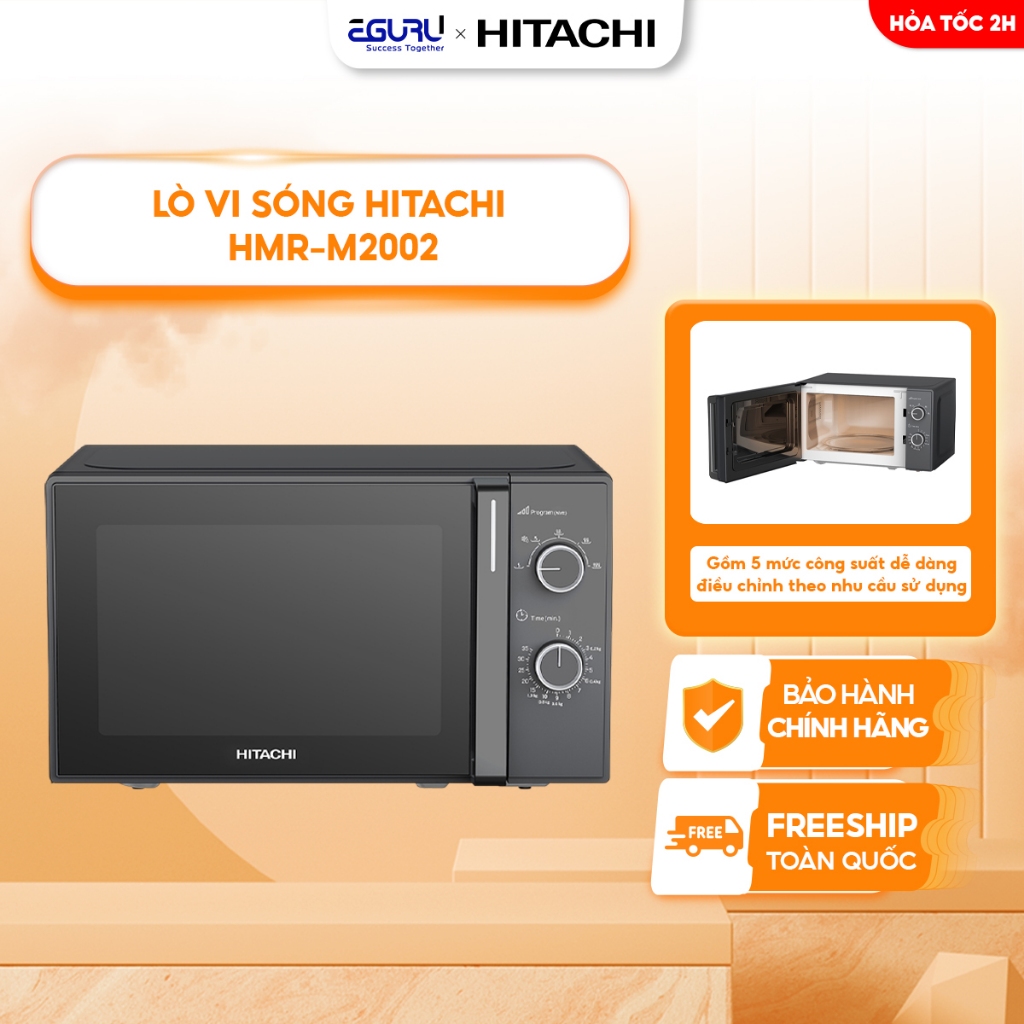 Lò vi sóng Hitachi HMR-M2002 20L- Bảo hành 24 tháng