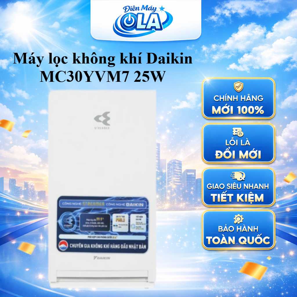 Máy Lọc Không Khí Daikin MC30YVM7 - Giao Hàng Toàn Quốc