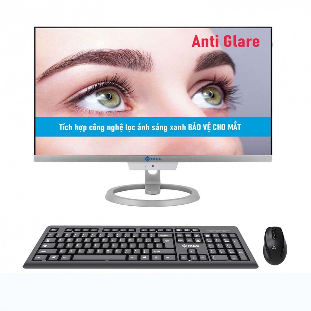 Bộ máy tính All In One MCC M241764 CPU Core i7 10700, 16GB DDR4, 480GB SSD, IPS 24", WIFI, BL, MIC, 