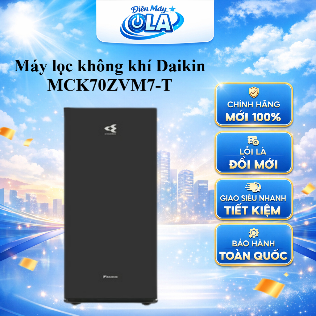 Máy lọc không khí tạo ẩm cao cấp DAIKIN MCK70ZVM7-T - Phin lọc TAFU-HEPA