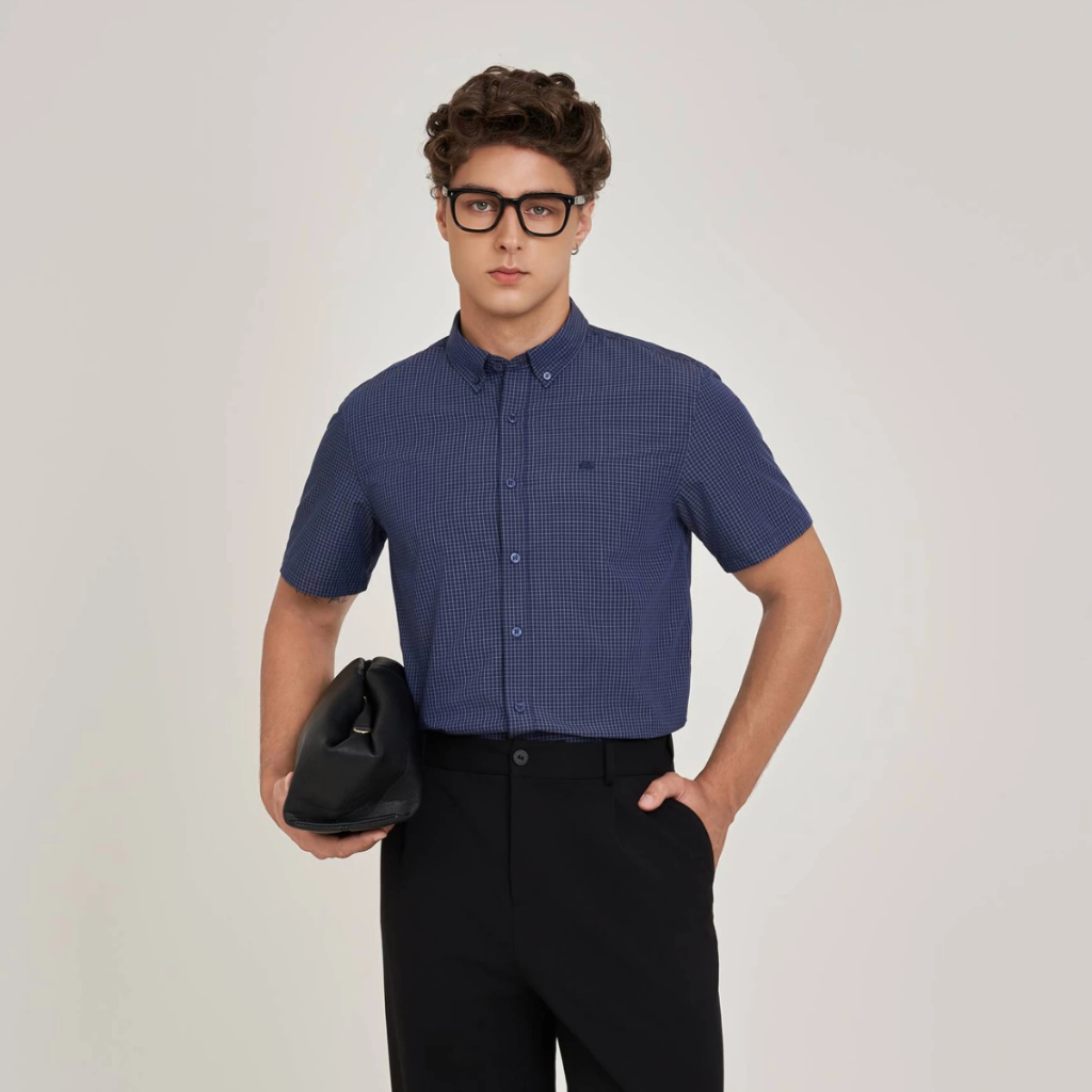 Áo sơ mi nam cổ đức chất liệu BAMBOO cao cấp Metagent MS 16E4339 | BigBuy360 - bigbuy360.vn