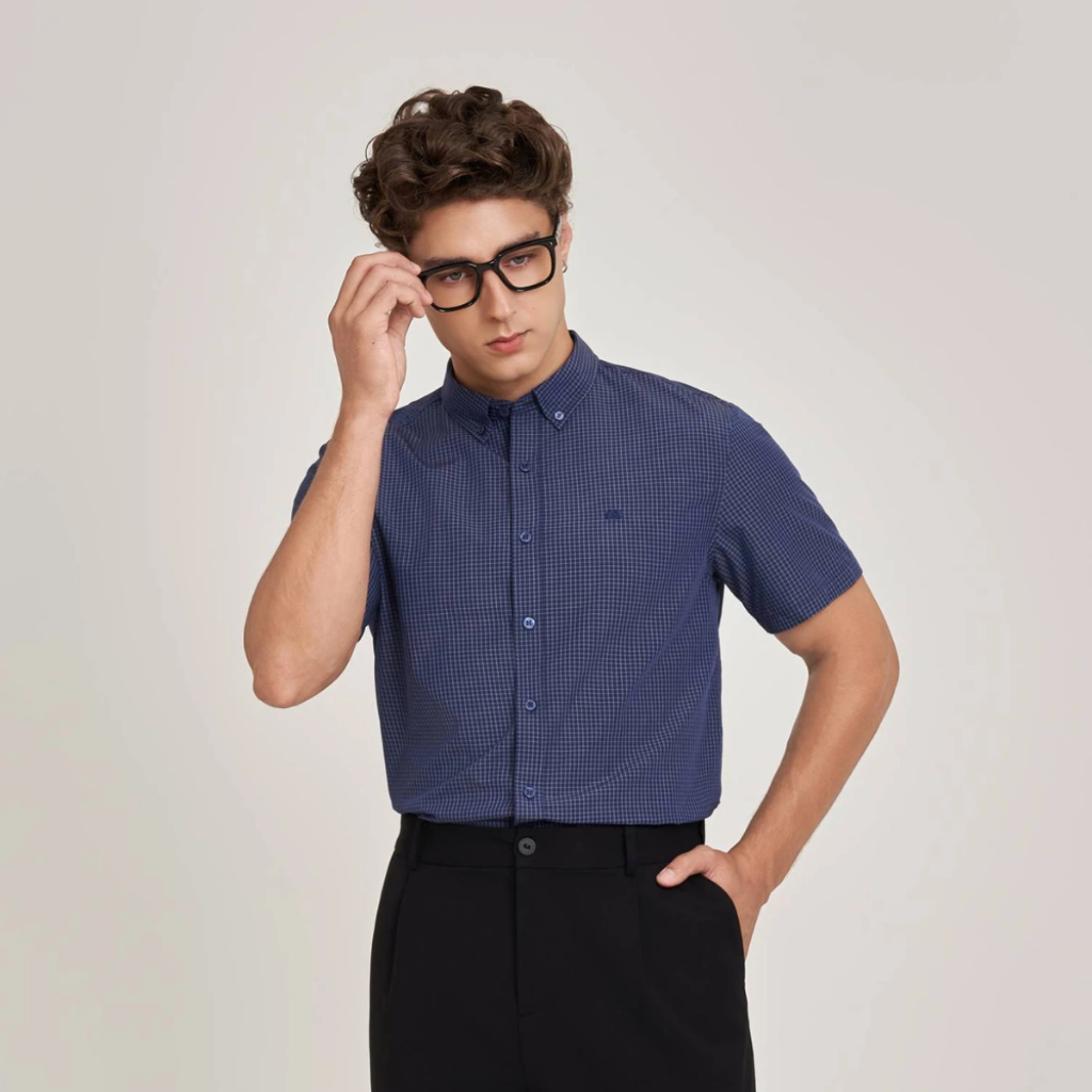 Áo sơ mi nam cổ đức chất liệu BAMBOO cao cấp Metagent MS 16E4339 | BigBuy360 - bigbuy360.vn