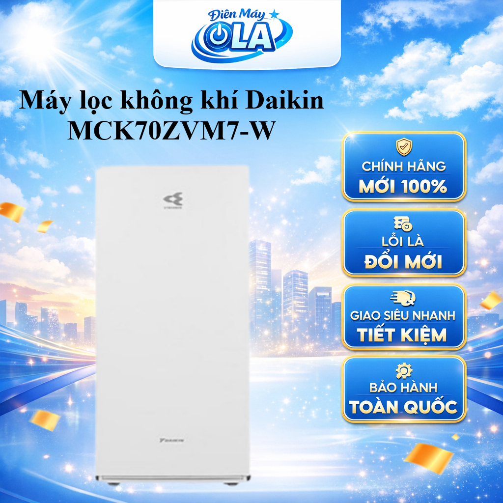 Máy lọc không khí Daikin 82W MCK70ZVM7-W - GIAO TOÀN QUỐC