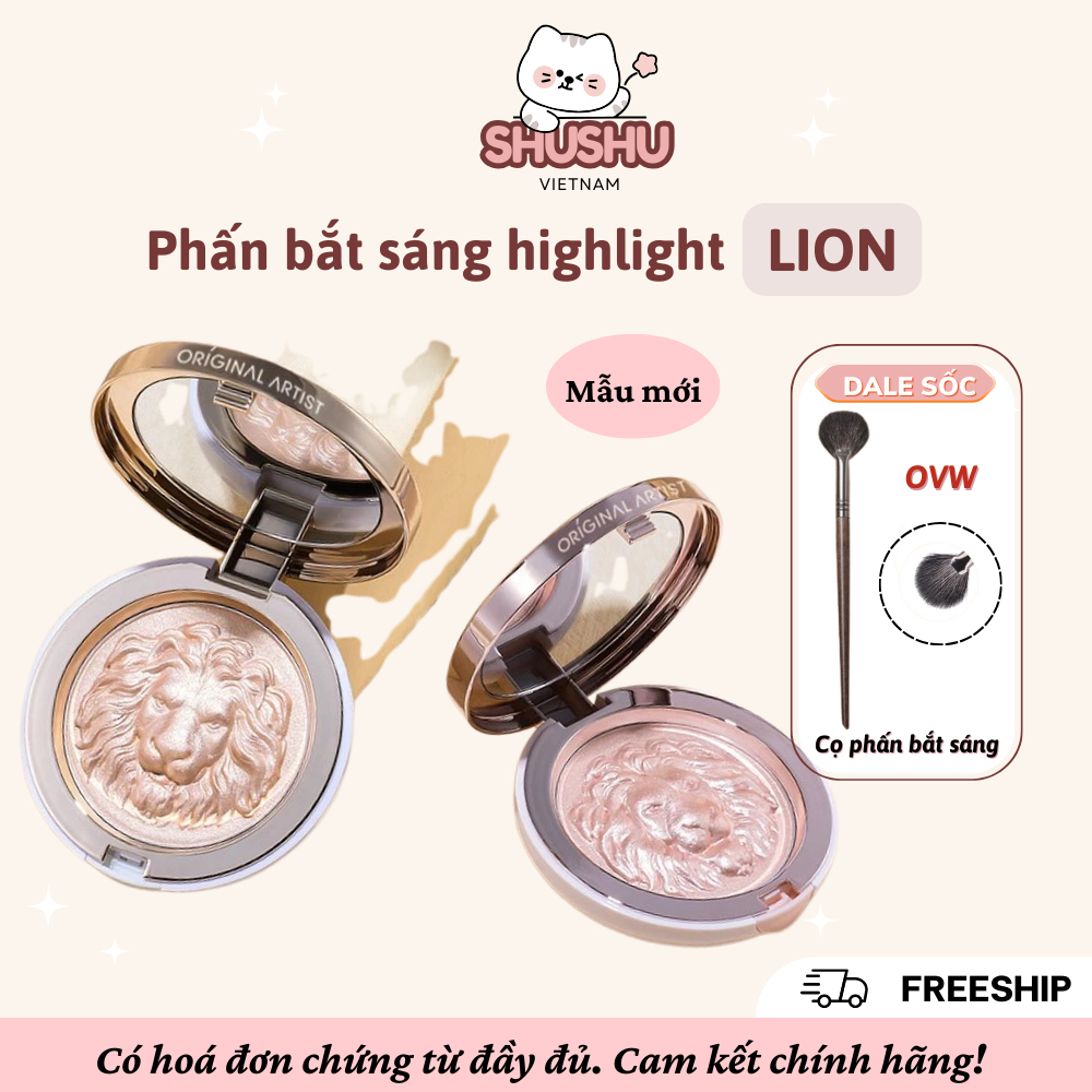 Phấn Bắt Sáng Highlight sư tử nhủ mịn SHUSHU VIETNA