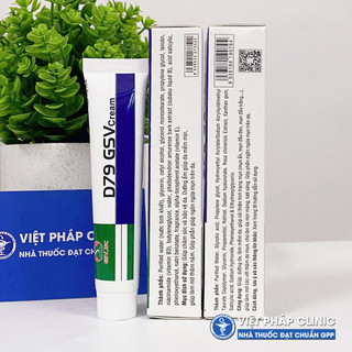 D79 GSV Cream/Plus/Pro Giảm Mụn Trứng Cá, Mụn Lưng, Dày Sừng Nang Lông 15g/20g