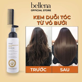 Thuốc duỗi tóc tại nhà kem ép duỗi tóc tại nhà bảo vệ không tổn thương tóc Bellena Hair Straightening Cream 250ml