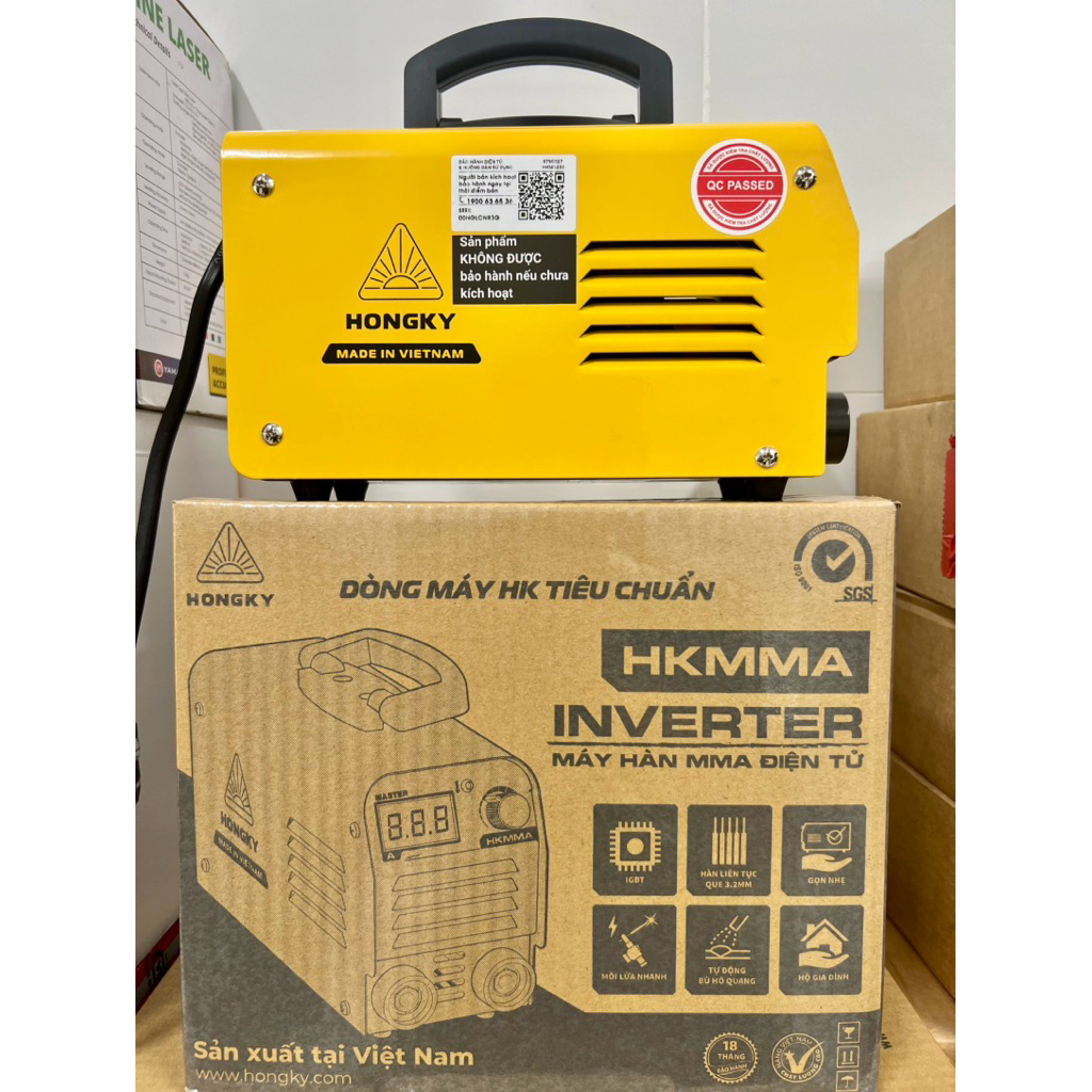 [Giá Tốt] Máy hàn que mini Hồng Ký HKM1250 - Thế Hệ Mới, Mồi Lửa Nhanh, Siêu Nhỏ Gọn [Hàng Chính Hã